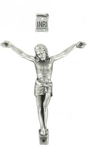Copertina di 'Corpo di cristo in metallo argentato cm 6'