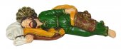 Statua di San Giuseppe dormiente in resina dipinta a mano da 40 cm