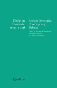 Copertina di 'Discipline filosofiche (2018). Ediz. multilingue'