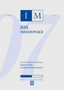 Copertina di 'Ius missionale. Annuario della Facolt di diritto canonico (2007)'