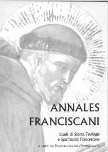 Copertina di 'Annales franciscani'
