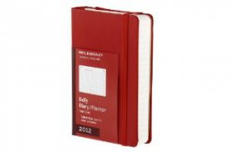 Copertina di 'Agenda giornaliera 2012 - copertina rigida - rosso - tascabile'