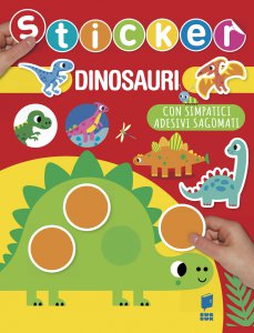Copertina di 'Sticker dinosauri'