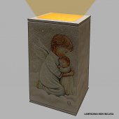 Immagine di 'Lume "Angelo con bambino" - dimensioni 19x10,5x10,5 cm'