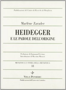 Copertina di 'Heidegger e le parole dell'origine'