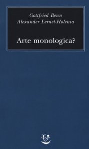 Copertina di 'Arte monologica?'
