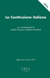 Copertina di 'La Costituzione italiana aggiornata a gennaio 2016'