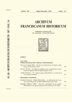 Archivum Franciscanum Historicum