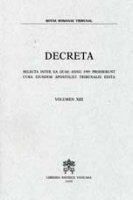 Decreta.  Selecta inter ea quae anno 1995 prodierunt cura eiusdem Apostolici Tribunalis edita - Rotae Romanae Tribunal