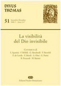 Copertina di 'La visibilit del Dio invisibile'