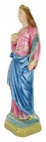 Immagine di 'Statua Santa Lucia in gesso madreperlato dipinta a mano - 30 cm'