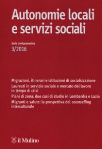 Copertina di 'Autonomie locali e servizi sociali (2016)'