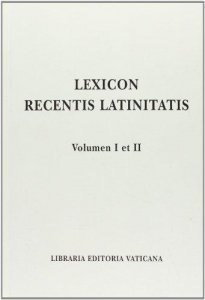 Copertina di 'Lexicon recentis latinitatis'