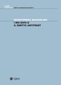 Copertina di 'I big data e il diritto antitrust'