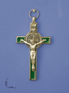 Copertina di 'Croce di San Benedetto (verde)'