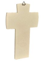 Immagine di 'Croce comunione effetto pietra con calice a particola'
