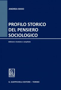 Copertina di 'Profilo storico del pensiero sociologico'