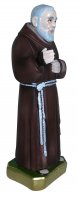 Immagine di 'Statua San Pio in gesso madreperlato dipinta a mano - 20 cm'