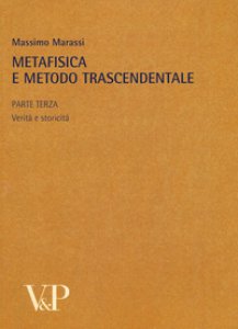 Copertina di 'Metafisica e metodo trascendentale'