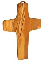 Immagine di 'Croce in legno "Ges ci porta sulle spalle"'