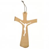 Immagine di 'Croce in legno con corpo traforato'