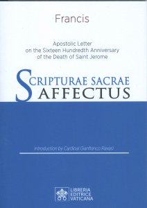 Copertina di 'Scripturae Sacrae Affectus. Apostolic letter on the Sexteen Hundredth Anniversary of the Death of Saint Gerome.'