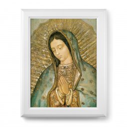 Copertina di 'Quadro "Madonna di Guadalupe" con lamina oro e cornice con decorazione a sbalzo'