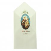 Fazzoletto con immagine di Sant'Antonio e invocazione "Sant'Antonio proteggimi"