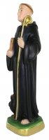 Immagine di 'Statua San Benedetto in gesso dipinta a mano - 20 cm'