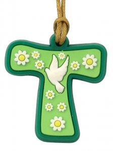 Copertina di 'Croce Tau colorata per la Confessione (verde)'