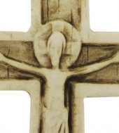 Immagine di 'Croce antichizzata con cordone - 6 cm'
