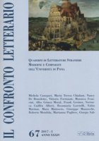 Il confronto letterario. Quaderni del Dipartimento di lingue e letterature straniere moderne dell'Universit di Pavia