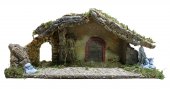 Capanna Vuota In Legno Con Porta In Gesso ? Bertoni presepe linea Natale