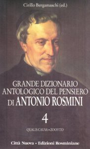 Copertina di 'Grande dizionario antologico del pensiero di Antonio Rosmini. Con CD-ROM'