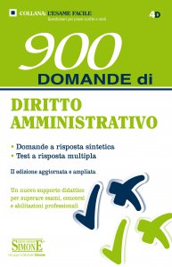 Copertina di '900 Domande di Diritto Amministrativo'
