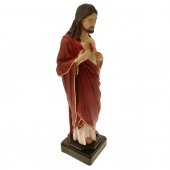 Immagine di 'Statua in resina colorata "Sacro Cuore di Gesù" - altezza 41 cm'