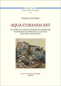 Copertina di 'Aqua curanda est. Le acque e il loro utilizzo nei territori di Friburgo in Brisgovia e Catania dal XIII al XVI secolo'
