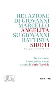 Copertina di 'Relazione di Giovanni Marcello Angelita su Giovanni Battista Sidoti'