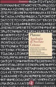 Copertina di 'Apologia di Socrate Critone. Testo greco a fronte'