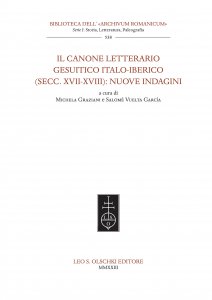 Copertina di 'Il canone letterario gesuitico italo-iberico (secc. XVII-XVIII): nuove indagini'