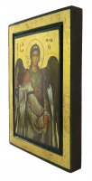 Immagine di 'Icona San Michele Arcangelo, produzione greca su legno - 25 x 20 cm'