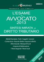 L'esame di Avvocato 2013 sintesi mirata di Diritto Tributario - Redazioni Edizioni Simone