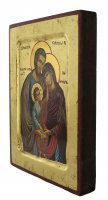 Immagine di 'Icona Sacra Famiglia, produzione greca su legno - 18,5 x 14 cm'