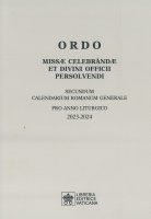 Ordo missae celebrandae et divini officii persolvendi. Secundum calendarium romanum generale pro anno liturgico 2023 -2024