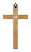 Immagine di 'Crocifisso da parete in legno con Cristo in plastica - 20 cm'