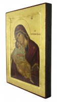 Immagine di 'Icona Madonna della Tenerezza, produzione greca su legno - 31,5 x 24 cm'