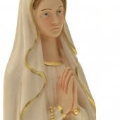 Immagine di 'Statua in resina dipinta a mano "Madonna di Lourdes" - altezza 32 cm'