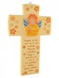 Croce effetto pietra "Angelo di Dio" - dimensioni 16,5x10,5 cm