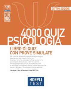 Copertina di 'Hoepli test. 5000 quiz psicologia. Libro di Quiz con prove simulate'
