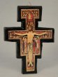 Croce di San Damiano in legno - dimensioni 19x14 cm